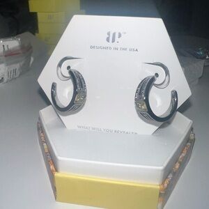 November Unicorn Hoop Earrings